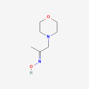 molecular formula C7H14N2O2 B2478868 (2E)-1-吗啉-4-基丙酮肟 CAS No. 92503-13-4