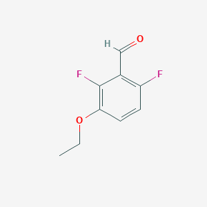 molecular formula C9H8F2O2 B2478897 3-Ethoxy-2,6-difluorobenzaldehyde CAS No. 1028263-18-4