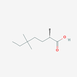 molecular formula C10H20O2 B2478900 (2S)-2,5,5-Trimethylheptanoic acid CAS No. 2248200-80-6
