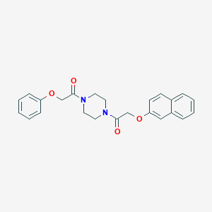 1-[(2-Naphthyloxy)acetyl]-4-(phenoxyacetyl)piperazine