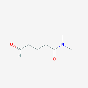 molecular formula C7H13NO2 B2478920 N,N-dimethyl 5-oxopentanamide CAS No. 381230-85-9