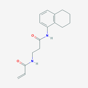 3-(Prop-2-enoylamino)-N-(5,6,7,8-tetrahydronaphthalen-1-yl)propanamide