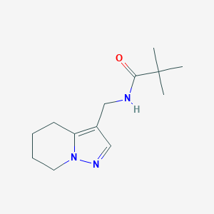 N-((4,5,6,7-tetrahydropyrazolo[1,5-a]pyridin-3-yl)methyl)pivalamide