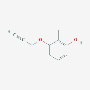 molecular formula C10H10O2 B2478993 2-Methyl-3-(prop-2-yn-1-yloxy)phenol CAS No. 1094247-71-8