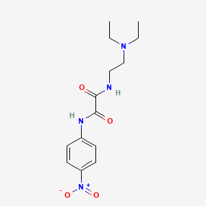 molecular formula C14H20N4O4 B2479018 N1-(2-(二乙基氨基)乙基)-N2-(4-硝基苯基)草酰胺 CAS No. 899956-14-0