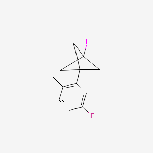 1-(5-Fluoro-2-methylphenyl)-3-iodobicyclo[1.1.1]pentane