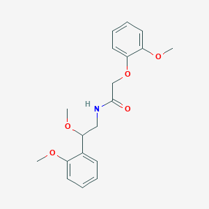 N-(2-methoxy-2-(2-methoxyphenyl)ethyl)-2-(2-methoxyphenoxy)acetamide