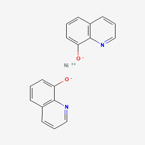 molecular formula C18H12N2NiO2 B2479068 Nickel(2+) diquinolin-8-olate CAS No. 14100-15-3