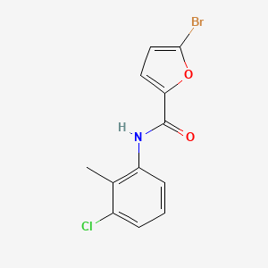 molecular formula C12H9BrClNO2 B2479078 5-bromo-N-(3-chloro-2-methylphenyl)-2-furamide CAS No. 356562-12-4