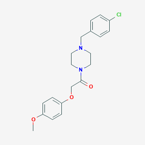 1-(4-Chlorobenzyl)-4-[(4-methoxyphenoxy)acetyl]piperazine