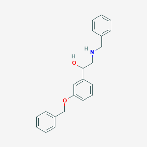 molecular formula C22H23NO2 B2479096 2-(Benzylamino)-1-(3-(benzyloxy)phenyl)ethanol CAS No. 1268868-36-5
