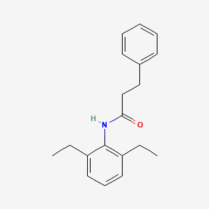 N-(2,6-diethylphenyl)-3-phenylpropanamide