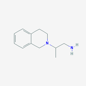 molecular formula C12H18N2 B2479112 2-(1,2,3,4-四氢异喹啉-2-基)丙-1-胺 CAS No. 900718-17-4