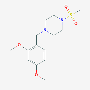 1-(2,4-Dimethoxybenzyl)-4-(methylsulfonyl)piperazine