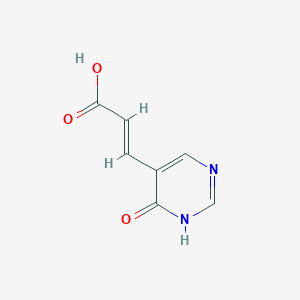 2-Propenoic acid, 3-(1,6-dihydro-6-oxo-5-pyrimidinyl)-