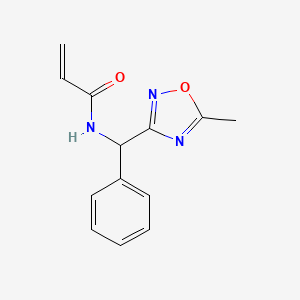 N-[(5-Methyl-1,2,4-oxadiazol-3-yl)-phenylmethyl]prop-2-enamide