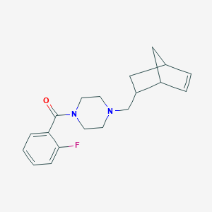 1-(Bicyclo[2.2.1]hept-5-en-2-ylmethyl)-4-(2-fluorobenzoyl)piperazine