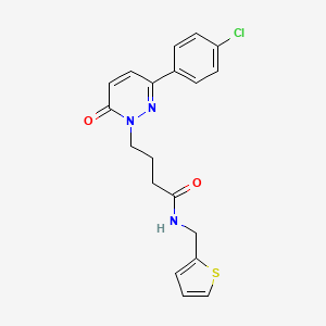 4-(3-(4-chlorophenyl)-6-oxopyridazin-1(6H)-yl)-N-(thiophen-2-ylmethyl)butanamide