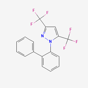1-[1,1'-biphenyl]-2-yl-3,5-bis(trifluoromethyl)-1H-pyrazole