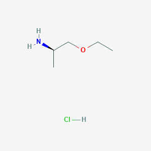 molecular formula C5H14ClNO B2479237 (2R)-1-ethoxypropan-2-amine hydrochloride CAS No. 2241107-55-9