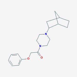 molecular formula C19H26N2O2 B247928 1-(4-Bicyclo[2.2.1]hept-2-yl-piperazin-1-yl)-2-phenoxy-ethanone 