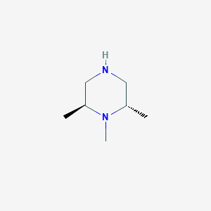 molecular formula C7H16N2 B2479367 (2S,6S)-1,2,6-trimethylpiperazine CAS No. 1152368-07-4