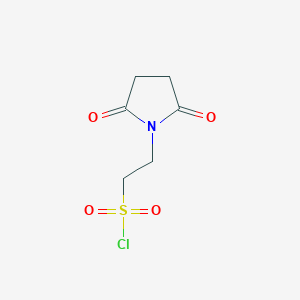 molecular formula C6H8ClNO4S B2479375 2-(2,5-Dioxo-pyrrolidin-1-yl)-ethanesulfonyl chloride CAS No. 89756-66-1