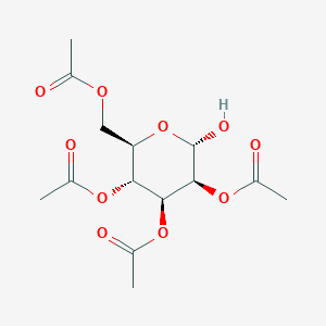 molecular formula C14H20O10 B2479386 2,3,4,6-Tetra-O-acetyl-alpha-D-mannopyranose CAS No. 22860-22-6