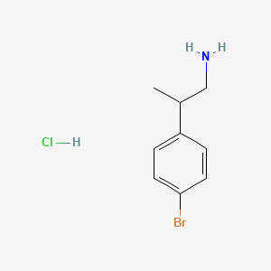 B2479409 2-(4-Bromophenyl)propan-1-amine hydrochloride CAS No. 211314-90-8