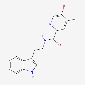 B2479418 5-Fluoro-N-[2-(1H-indol-3-yl)ethyl]-4-methylpyridine-2-carboxamide CAS No. 2415553-75-0