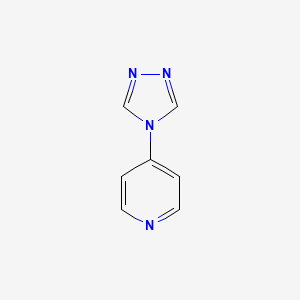 molecular formula C7H6N4 B2479538 4-(4H-1,2,4-triazol-4-yl)pyridine CAS No. 25700-21-4