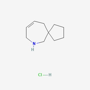 molecular formula C10H18ClN B2479548 7-氮杂螺[4.6]十一烯盐酸盐 CAS No. 2241130-89-0
