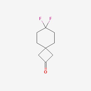 molecular formula C9H12F2O B2479579 7,7-Difluorospiro[3.5]nonan-2-one CAS No. 2248347-70-6