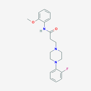3-[4-(2-fluorophenyl)piperazin-1-yl]-N-(2-methoxyphenyl)propanamide