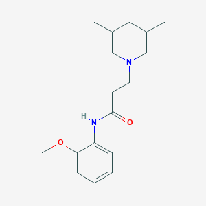 3-(3,5-dimethylpiperidin-1-yl)-N-(2-methoxyphenyl)propanamide