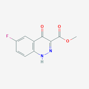 molecular formula C10H7FN2O3 B2479669 Methyl 6-fluoro-4-hydroxycinnoline-3-carboxylate CAS No. 1353498-78-8