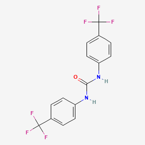 molecular formula C15H10F6N2O B2479739 1,3-Bis[4-(trifluoromethyl)phenyl]urea CAS No. 1960-88-9