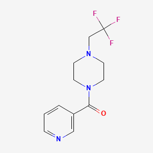 1-(Pyridine-3-carbonyl)-4-(2,2,2-trifluoroethyl)piperazine