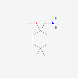 molecular formula C10H21NO B2479744 (1-Methoxy-4,4-dimethylcyclohexyl)methanamine CAS No. 1485934-31-3