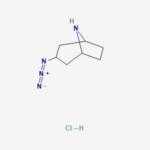 3-Azido-8-azabicyclo[3.2.1]octane;hydrochloride