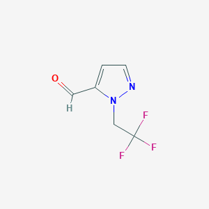 1-(2,2,2-Trifluoroethyl)-1H-pyrazole-5-carbaldehyde