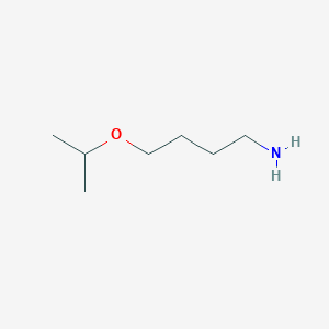 molecular formula C7H17NO B2479771 4-(丙-2-氧基)丁-1-胺 CAS No. 105939-74-0