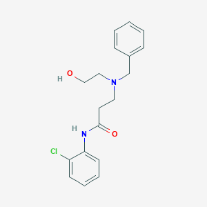 3-[benzyl(2-hydroxyethyl)amino]-N-(2-chlorophenyl)propanamide