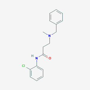 3-[benzyl(methyl)amino]-N-(2-chlorophenyl)propanamide