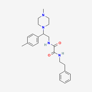 N1-(2-(4-methylpiperazin-1-yl)-2-(p-tolyl)ethyl)-N2-phenethyloxalamide