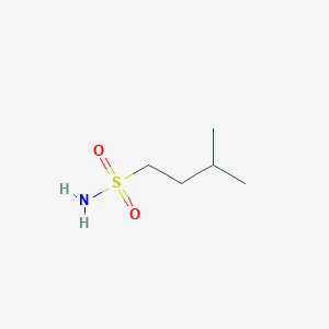 molecular formula C5H13NO2S B2479919 3-Methylbutane-1-sulfonamide CAS No. 98138-19-3