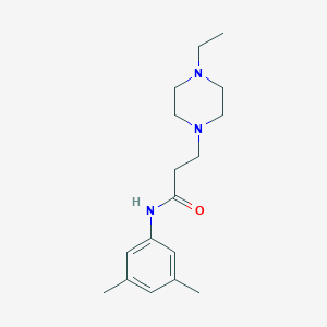 N-(3,5-dimethylphenyl)-3-(4-ethylpiperazin-1-yl)propanamide