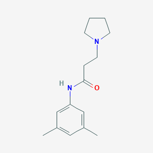 N-(3,5-dimethylphenyl)-3-(1-pyrrolidinyl)propanamide