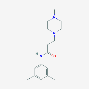 N-(3,5-dimethylphenyl)-3-(4-methylpiperazin-1-yl)propanamide