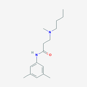 molecular formula C16H26N2O B247997 3-[butyl(methyl)amino]-N-(3,5-dimethylphenyl)propanamide 